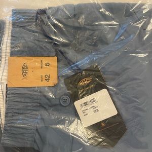 Brand new in the package with tags AFTCO Blueish Grey Fishing Shorts